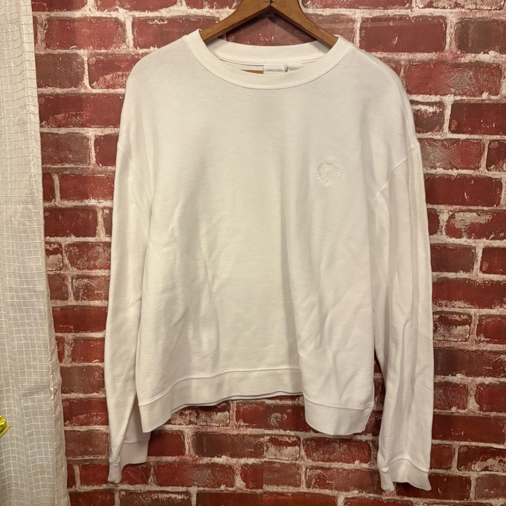 Cherokee woman’s  Cream Crewneck Sweater